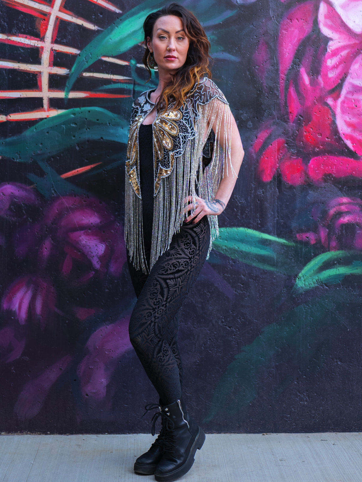 Midnight Burnout Velvet Panther Ladyhawke Onesie | Velvet Catsuit | Warrior Within Designs