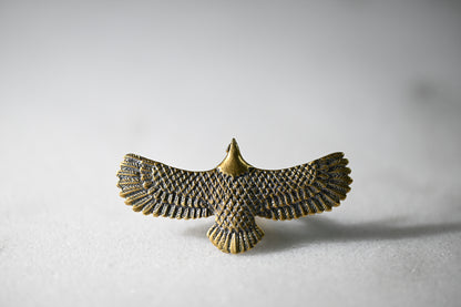 Bird Landing Ring | Gold Patina | Alkemie Jewelry