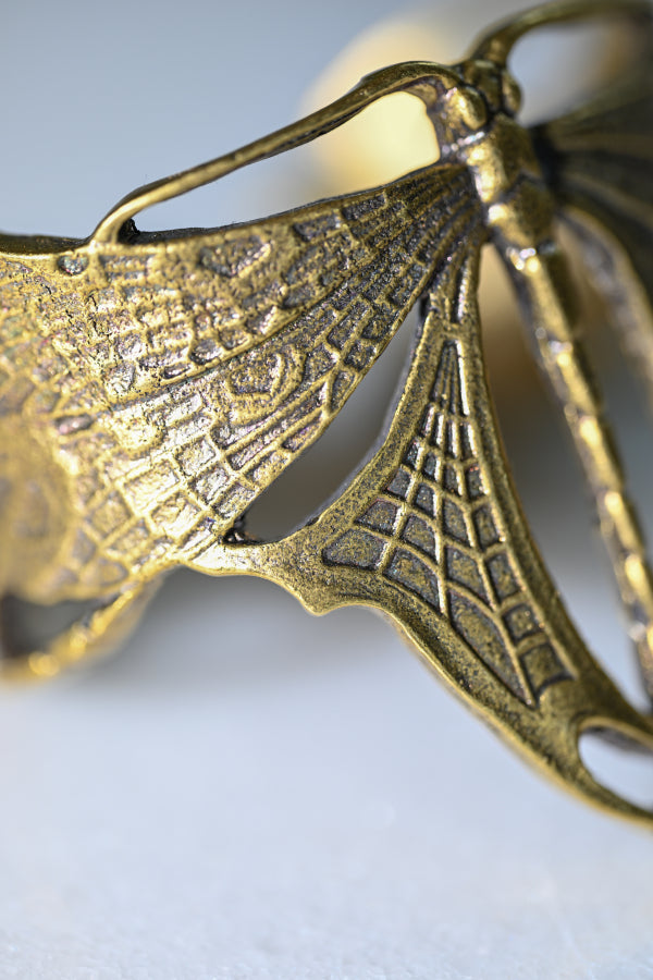 Dragonfly Cuff | Gold Patina | Alkemie Jewelry