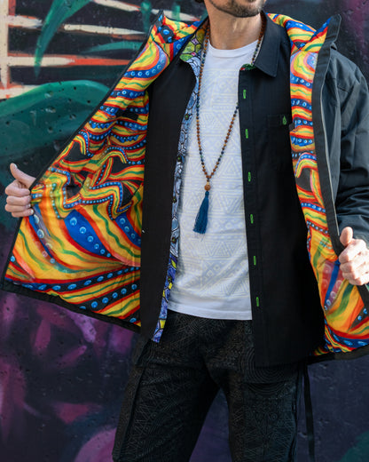 Bardo Being Obsidian Jacket | Alex Grey | Threyda