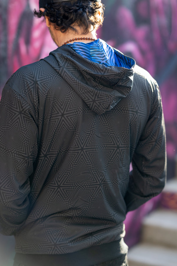 Curandero Reversible Satin Jacket | Luke Brown Art | Threyda