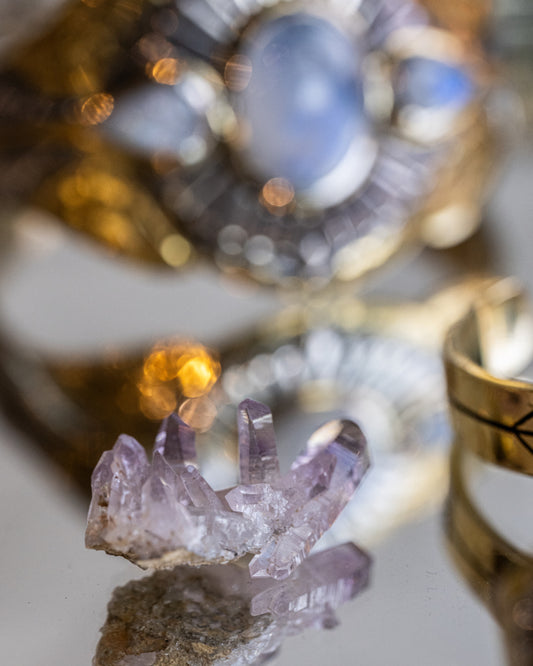 Veracruz Amethyst Cluster from Mexico | Rare High-Vibration Crystal