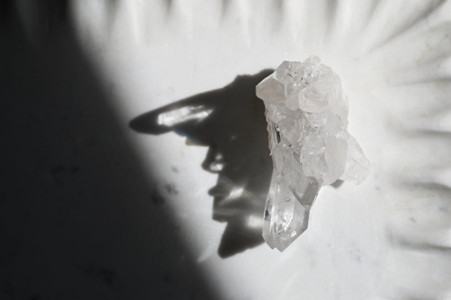 AAA High Grade Clear Quartz Cluster from Brazil | Master Healer Crystal
