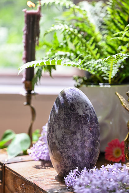 Lepidolite Crystal from Madagascar | Stone of Peace & Transition
