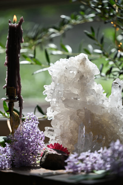 AA Grade Clear Quartz Crystal Cluster | 6 lb Master Healer Specimen