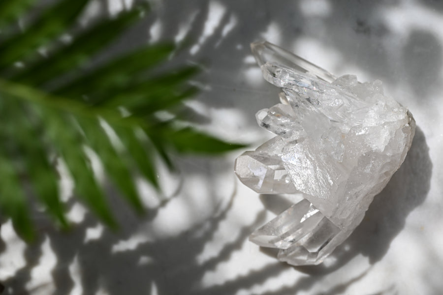 AAA High Grade Clear Quartz Cluster from Brazil | Master Healer Crystal