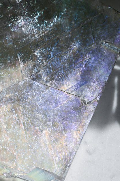 Raw Aura Selenite from USA | Iridescent Cleansing Crystal