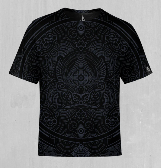 Sacred Purple Tapestry Tee | Mugwort Art | Threyda