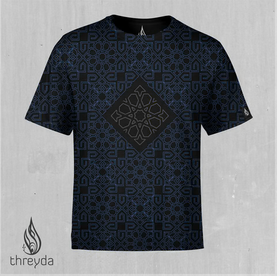 Quadratic Tee | Geometric Streetwear | Threyda