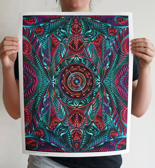 Shroombloom Print | Flowstatepaint | Threyda