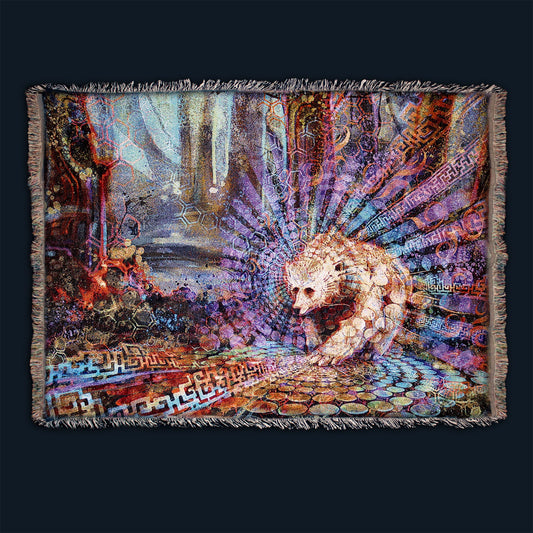 Spirit Bear Woven Blanket | Simon Haiduk Art Throw