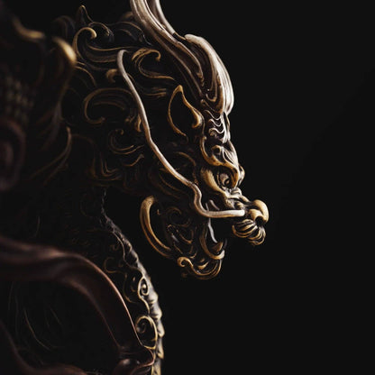 Tang Dragon Statue | Bronze, Silver, Copper & White Bronze | Coppertist.Wu