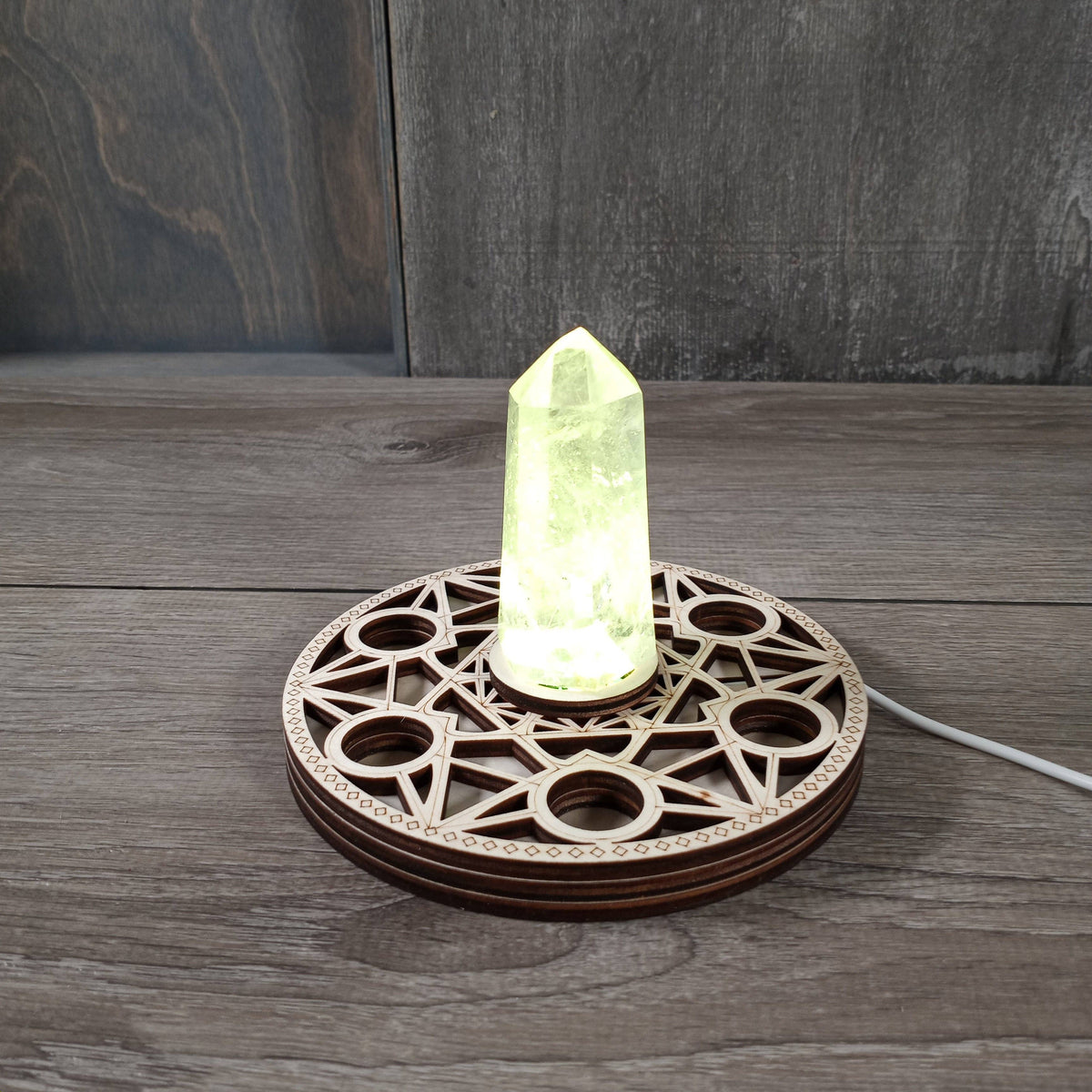 LED Crystal Display Stand | Light, Clarity & Presentation