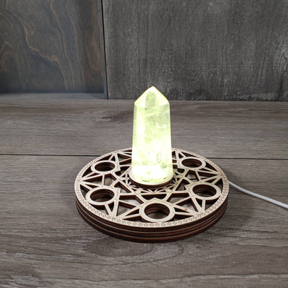 LED Crystal Display Stand | Light, Clarity & Presentation
