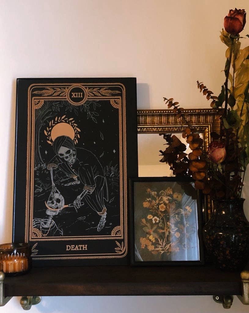 Marigold Tarot Print – Death | Amrit Brar