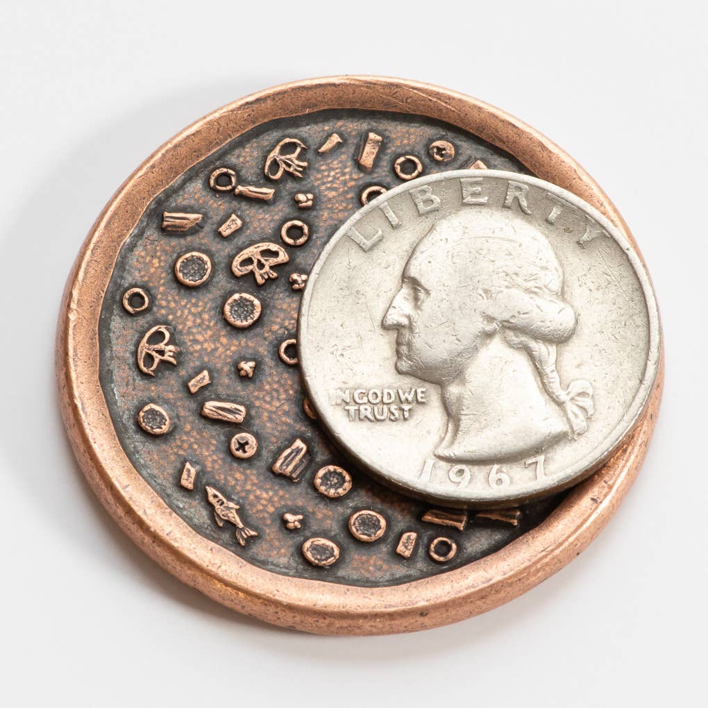 Supreme Pizza Coin with Tiny Pizza Box