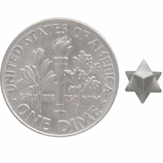 Merkaba Post Earrings | Sterling Silver or Bronze