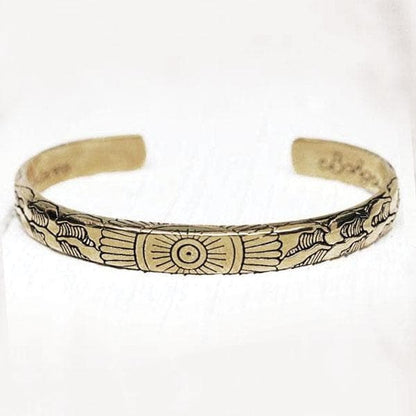 Light Waves Cuff | Men, Handcrafted Metal | Bahgsu Jewels