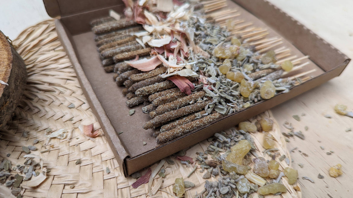 Temple Blend Incense Stick | Cedar, Sage & Frankincense (Single)