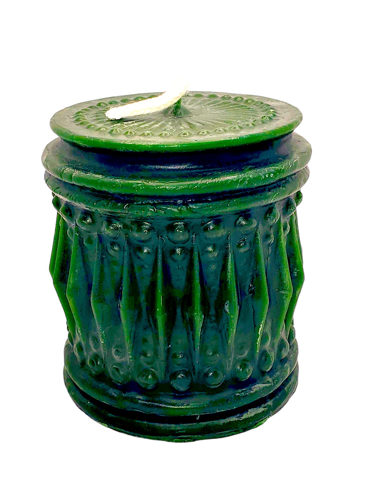 Crystal Pillar Candle | 100% Canadian Beeswax