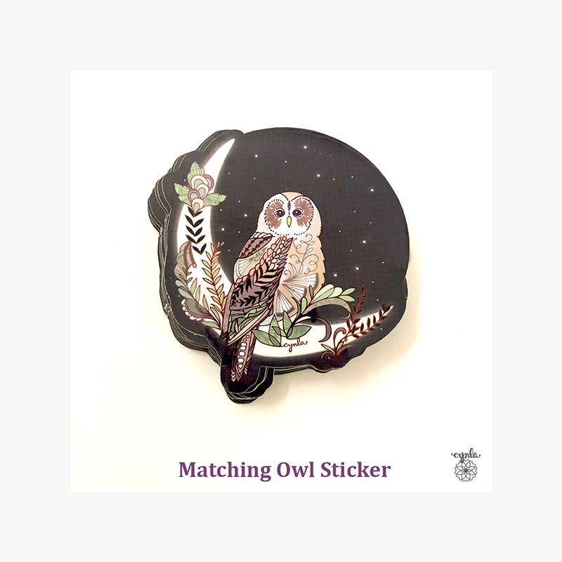 Lantern Owl Birthday Card | Cindy LaColla