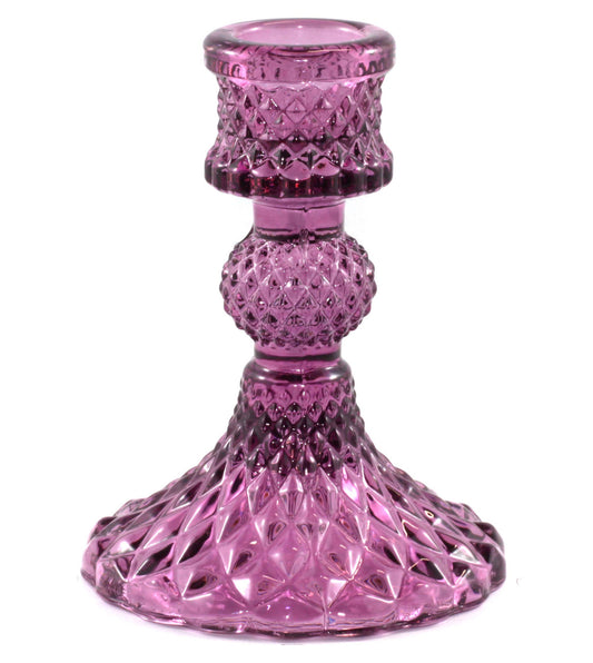 Baby Bella Candle Holder | Heather Glass & Vintage Form