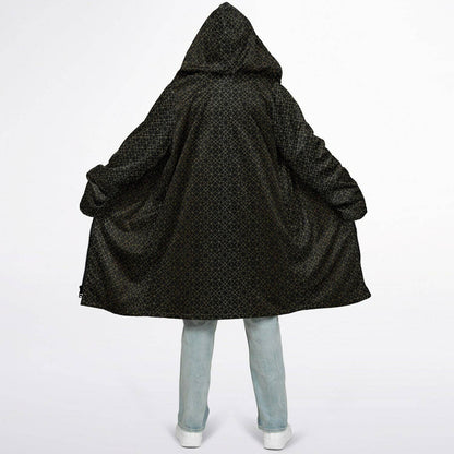 Sacred Geometry Flower Zipper Cloak | Recycled Performance Fleece | Manifestie