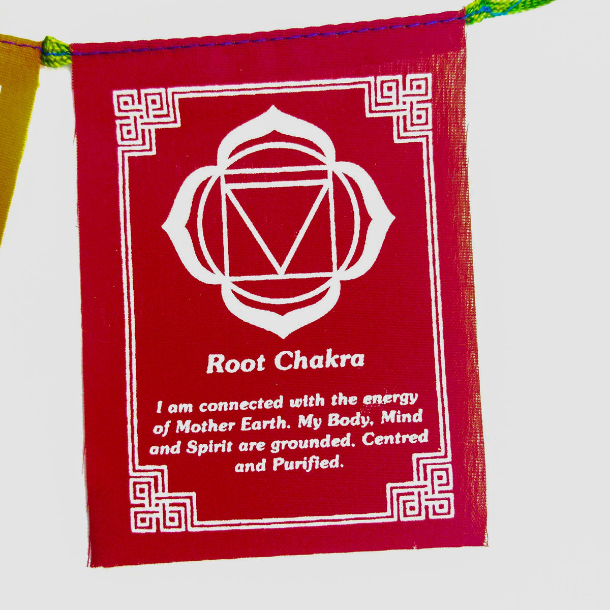 Mini Chakra Prayer Flags | Meditation & Sacred Space Décor