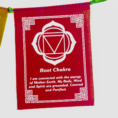 Mini Chakra Prayer Flags | Meditation & Sacred Space Décor