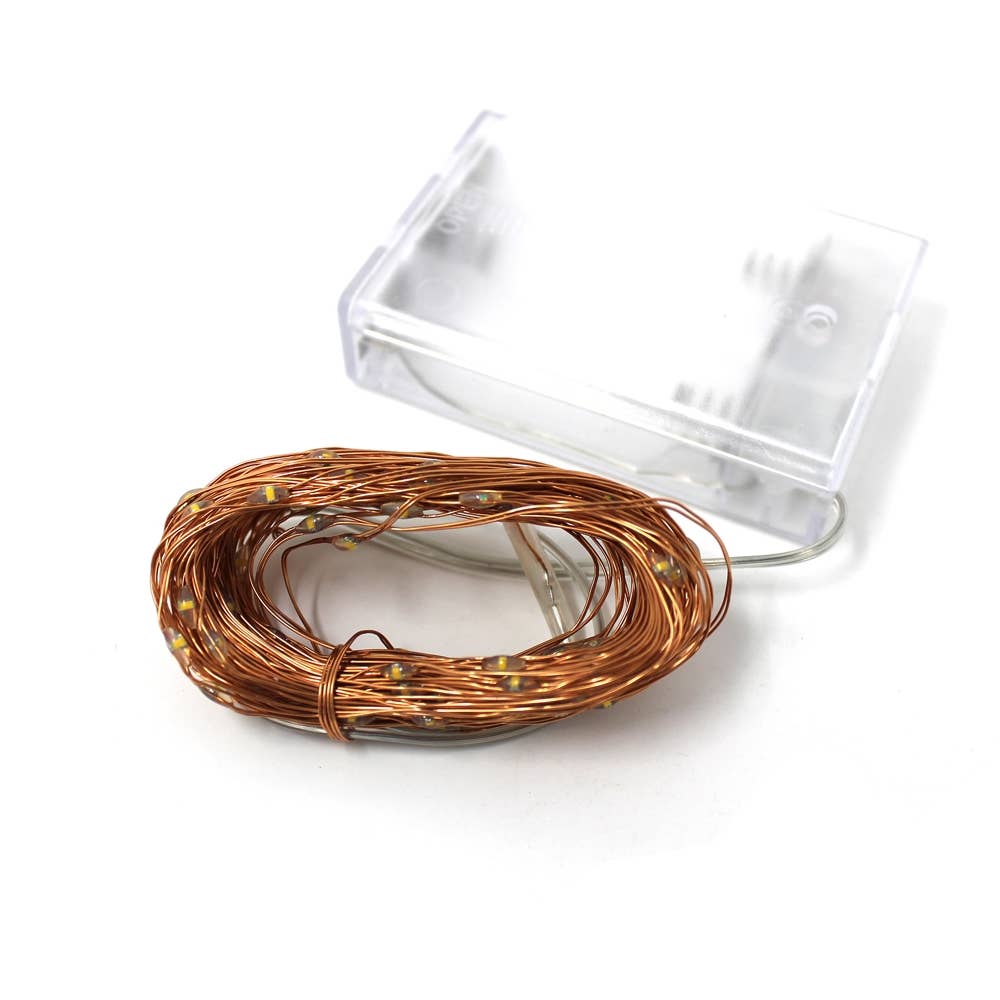 Copper Wire Fairy Lights | Battery Powered Ambient Lighting
