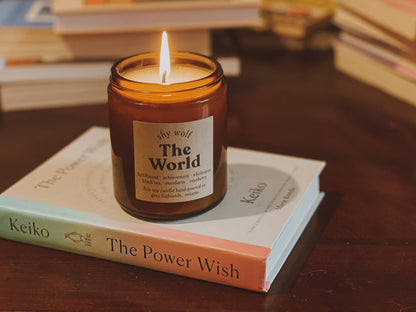 The World Tarot Inspired Soy Candle | Black Tea, Mandarin & Cranberry