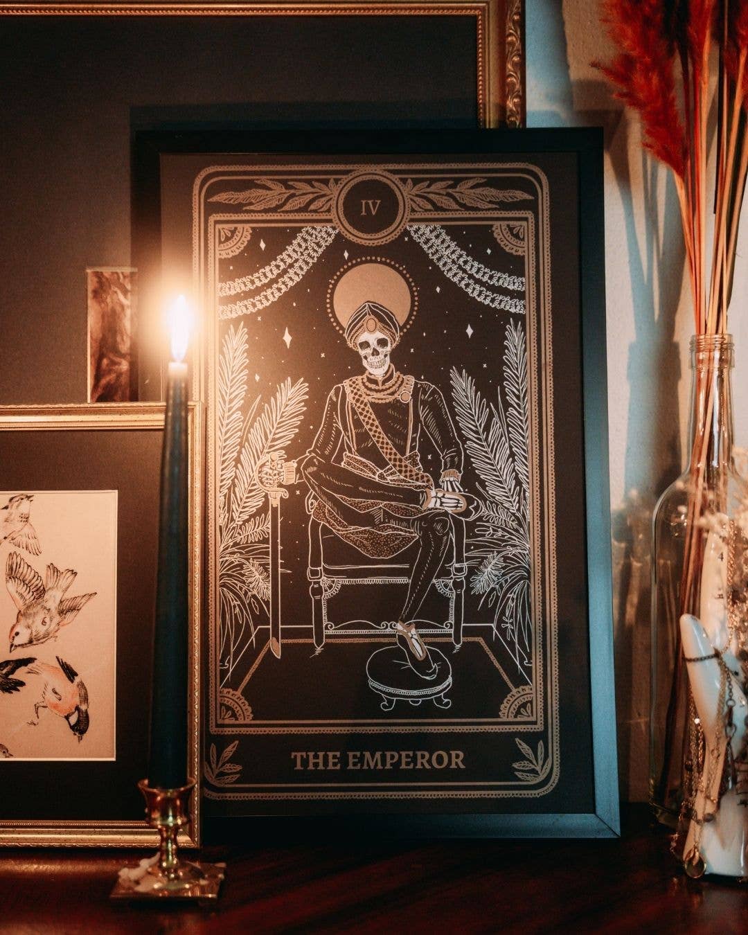 Marigold Tarot Print – The Emperor | Amrit Brar