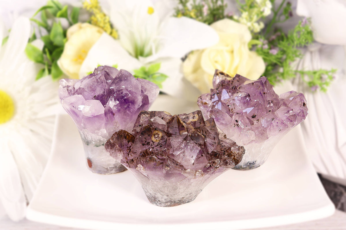 Amethyst Bouquet from Uruguay | Natural Crystal Display Piece