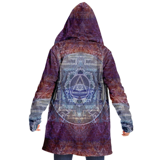 Sacred Violet Sherpa Cloak | Recycled Performance Fleece | Manifestie