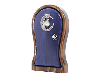 Mystical Moon Portal Fairy Door | Handmade Cedar Fairy Door