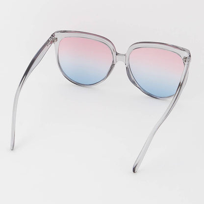 Retro Ombré Round Sunglasses