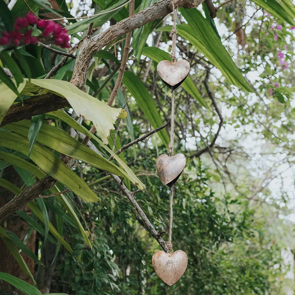 Alaya Heart Bell Chime | Handcrafted Heart Wind Chime
