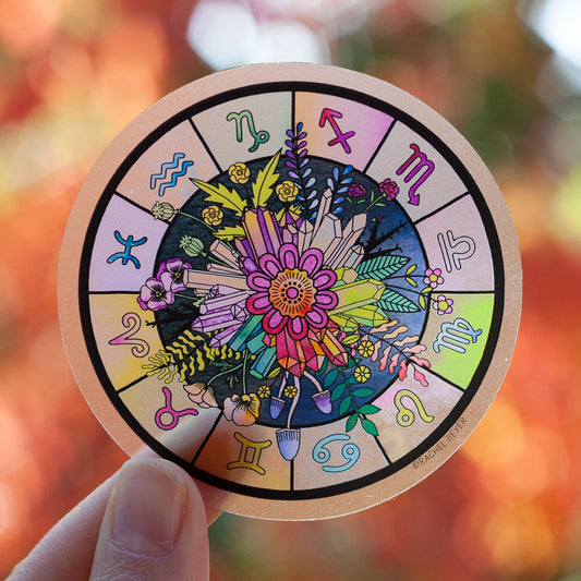 Astrology Wheel Sticker | Rachel Beyer