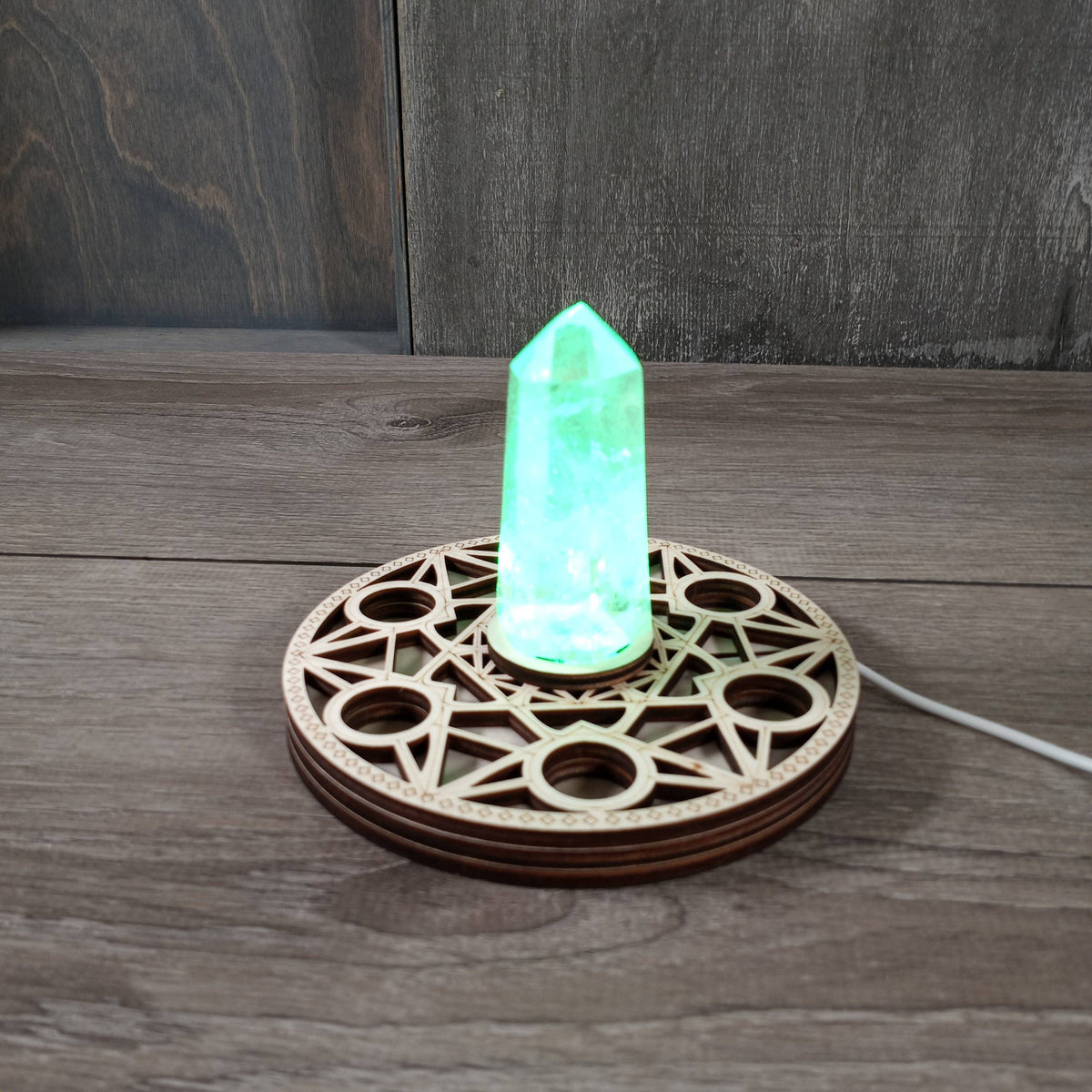 LED Crystal Display Stand | Light, Clarity & Presentation