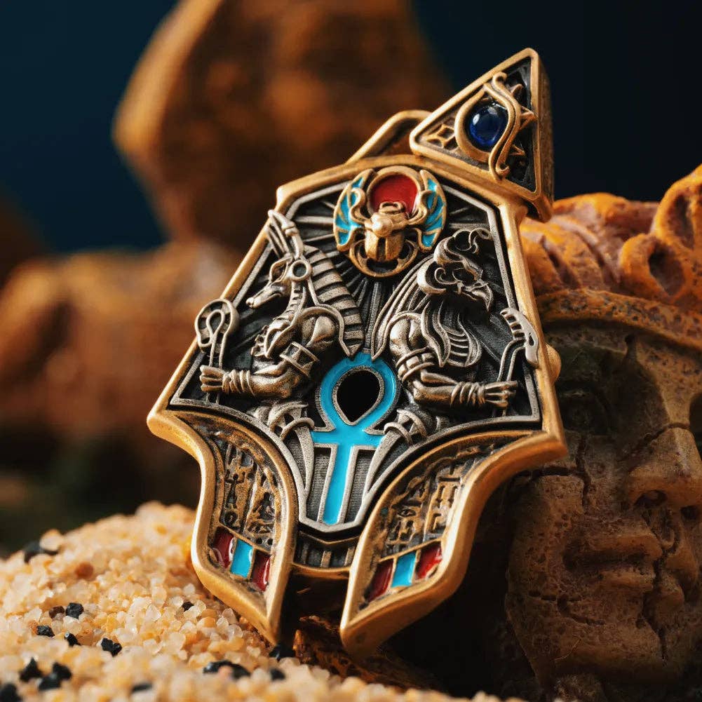 Eye of Horus Spinner Pendant | Coppertist.Wu