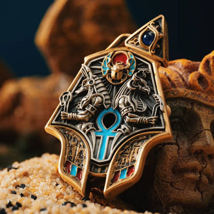 Eye of Horus Spinner Pendant | Coppertist.Wu
