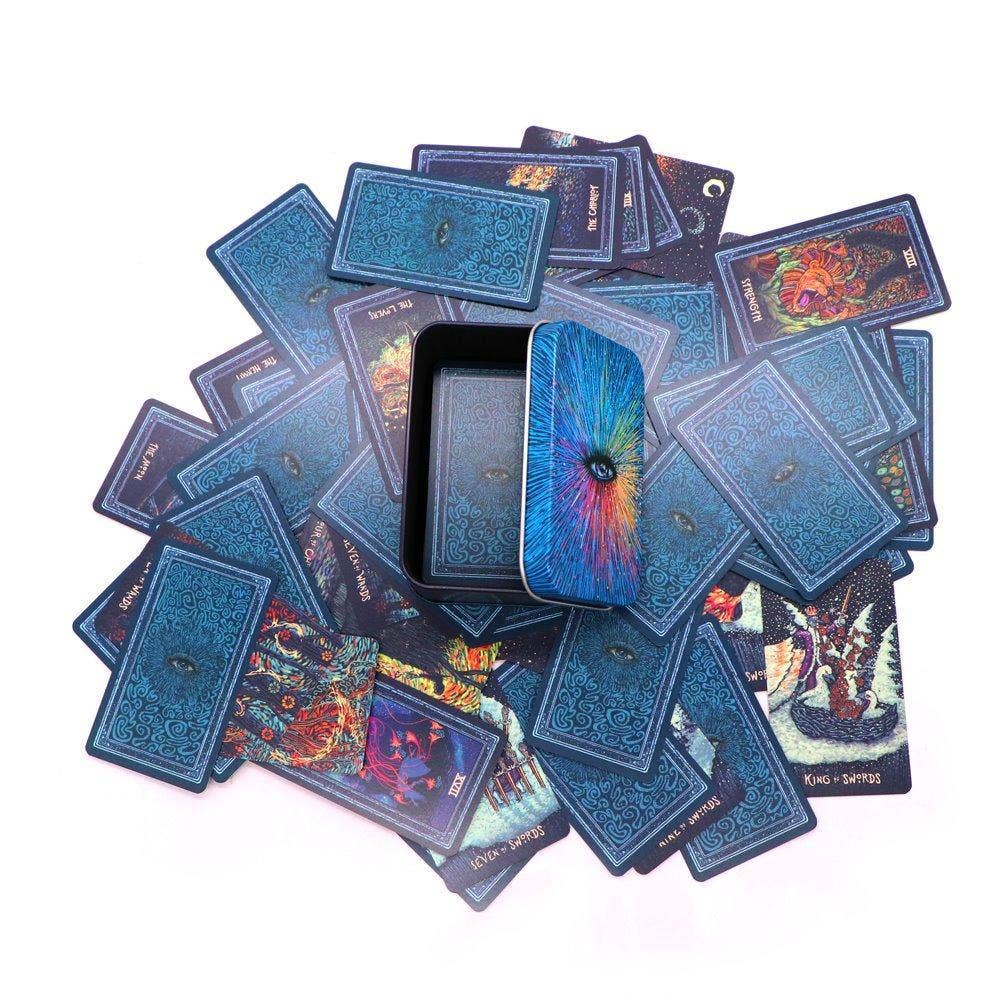 Little Prisma Visions Tarot | Travel Tarot Deck by James R. Eads