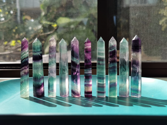 Rainbow Fluorite Tower | Madagascar