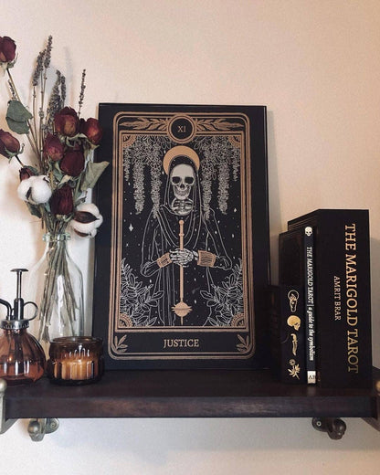 Marigold Tarot Print – Justice | Amrit Brar
