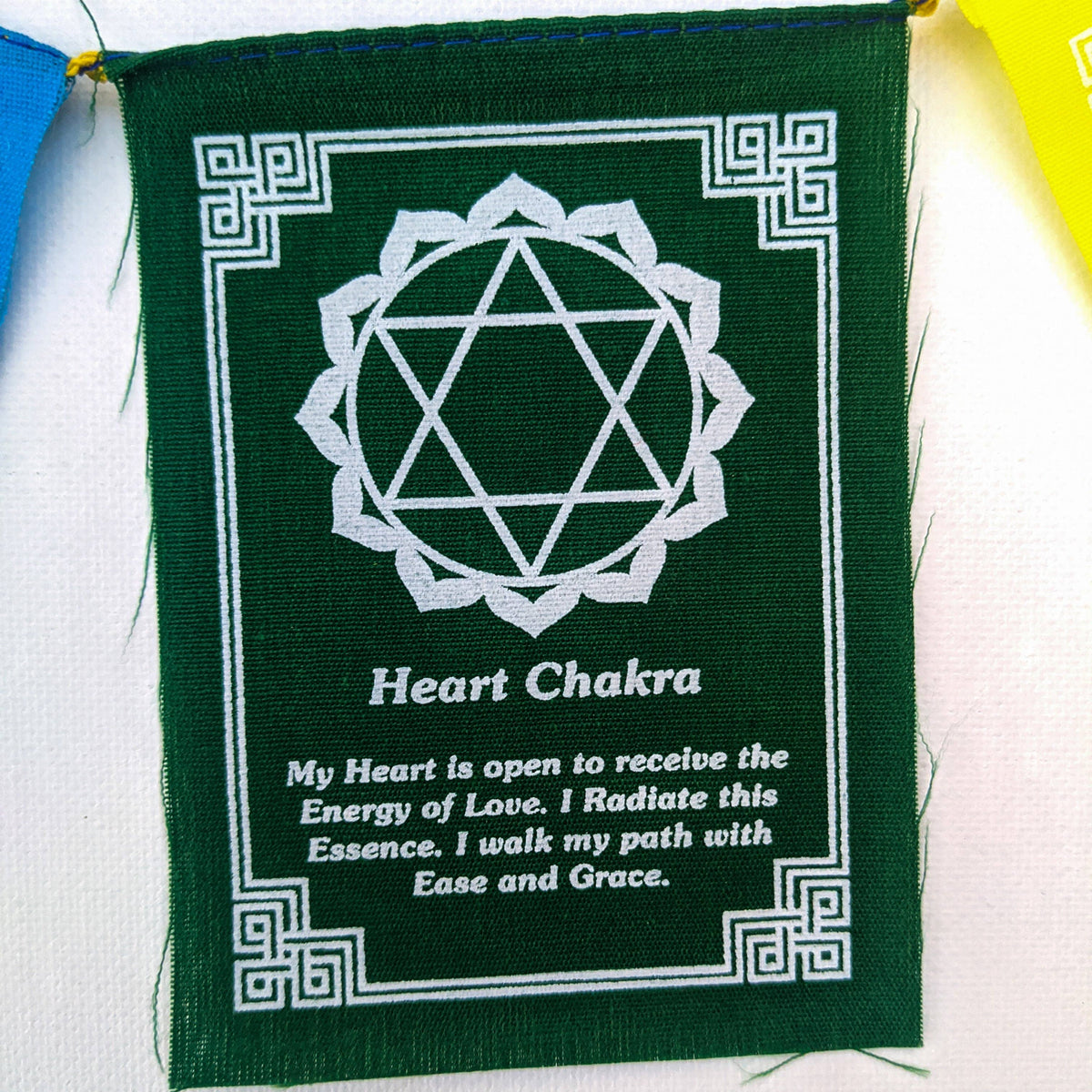 Mini Chakra Prayer Flags | Meditation & Sacred Space Décor