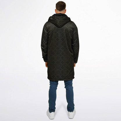 Sacred Geometry Flower Zipper Cloak | Recycled Performance Fleece | Manifestie