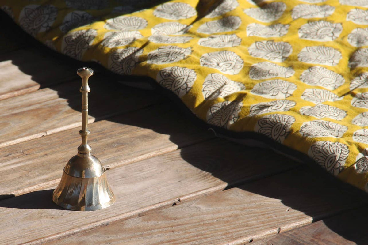 Brass Meditation Bell | Handcrafted Sound Tool