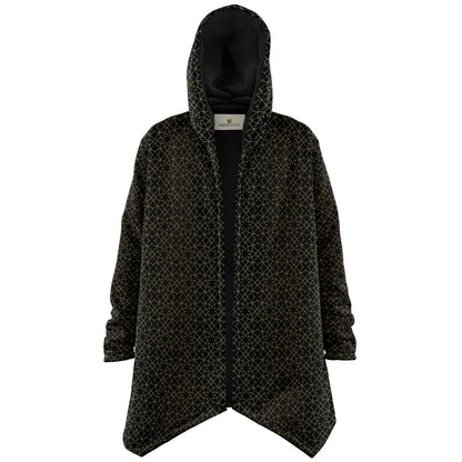 Sacred Geometry Flower Sherpa Cloak | Recycled Performance Fleece | Manifestie