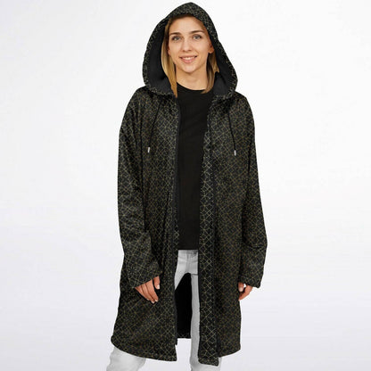 Sacred Geometry Flower Zipper Cloak | Recycled Performance Fleece | Manifestie
