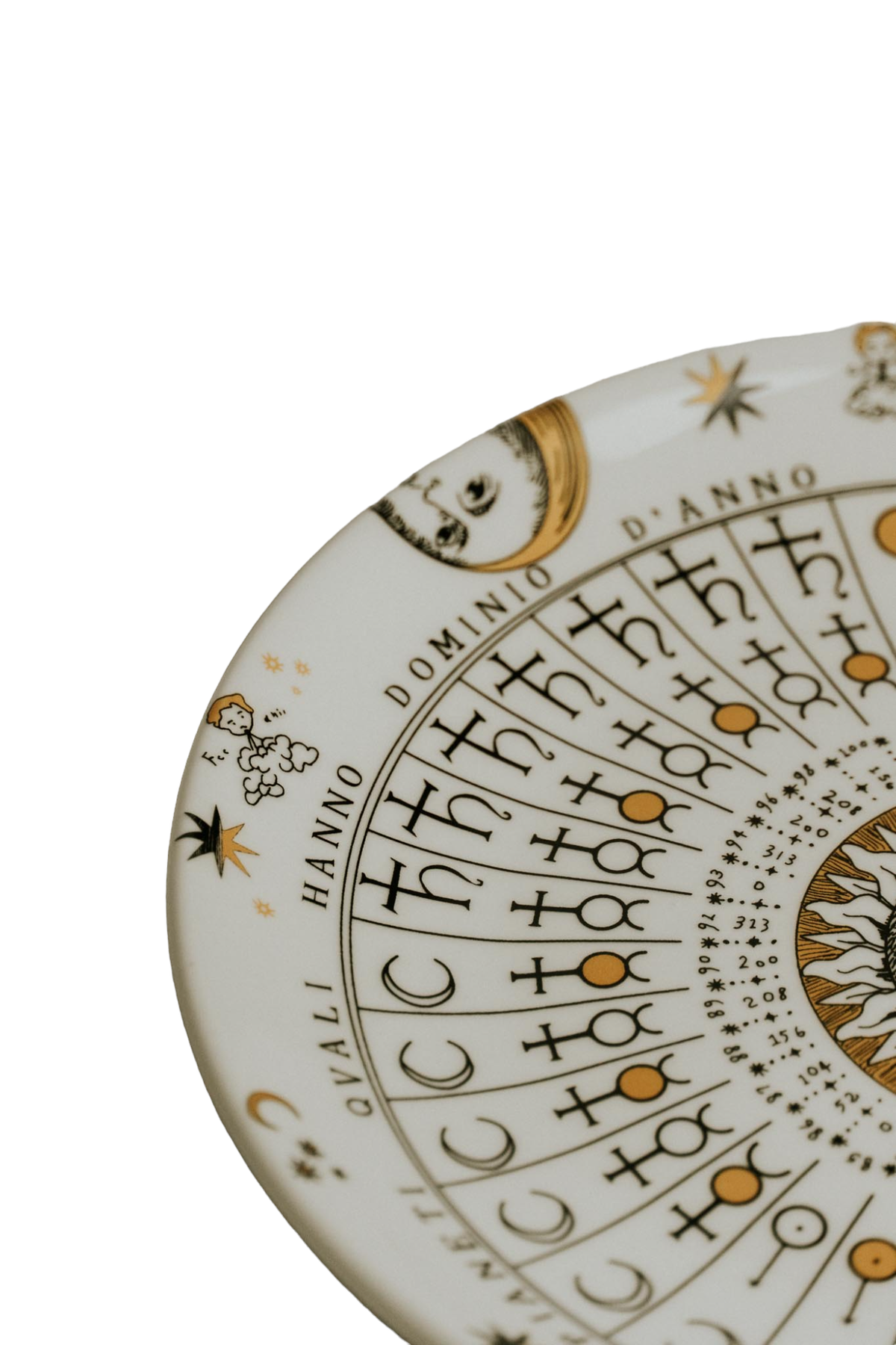 Solar Oracle Ceramic Plate | Celestial Catchall Dish
